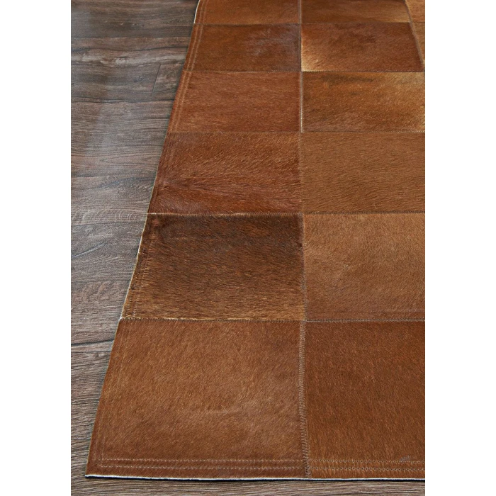 Couristan Chalet Tile 5' x 8' Brown Area Rug