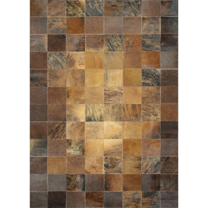 Couristan Chalet Tile 5' x 8' Brown Area Rug