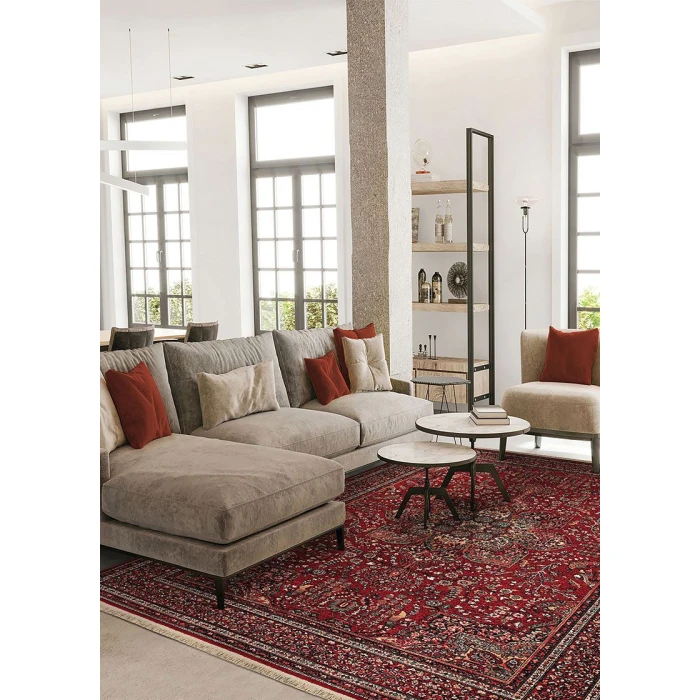 Couristan Kashimar Antique Red 0612/3337 2 ft. 2 in. X 4 ft. 9 in. Rectangle Rug