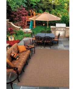 Couristan RECIFE COCOA/NATURAL R001_1500 8ft.6in. x 13ft. Rect. Rug