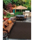 Couristan RECIFE BLACK/COCOA R001_2000 5ft.3in. x 7ft.6in. Rect. Rug