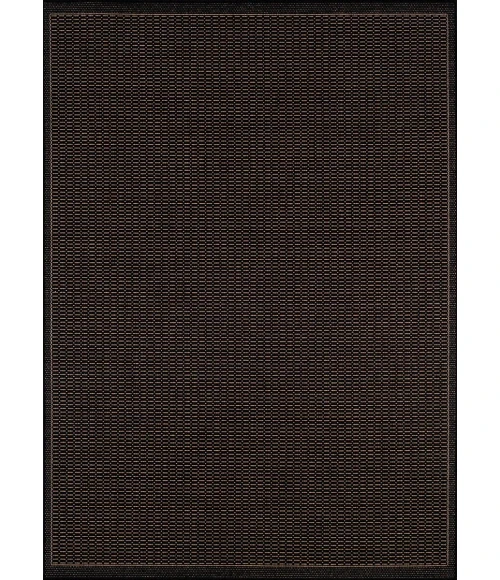 Couristan RECIFE BLACK/COCOA R001_2000 5ft.3in. x 7ft.6in. Rect. Rug