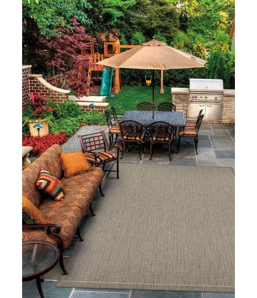 Couristan RECIFE CHAMPAGNE/TAUPE R001_2312 7ft.6in. x 7ft.6in. Square Rug