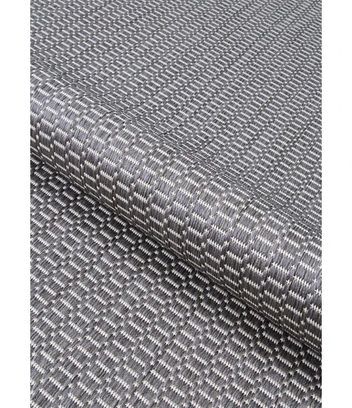 Couristan RECIFE GREY/WHITE R001_3012 5ft.3in. x 7ft.6in. Rect. Rug