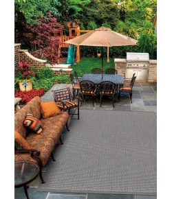 Couristan RECIFE GREY/WHITE R001_3012 5ft.3in. x 7ft.6in. Rect. Rug