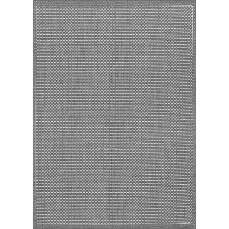 Couristan RECIFE GREY/WHITE R001_3012 7ft.6in. x 7ft.6in. Round Rug