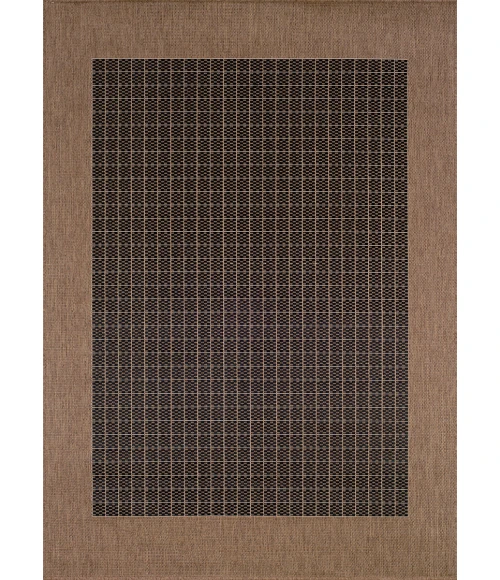 Couristan Recife Black/Cocoa 1005/2000 2 ft. 3 in. X 11 ft. 9 in. Rectangle Rug