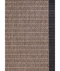 Couristan Recife Checkered Field 2' x 4' Cocoa/Black Area Rug