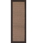 Couristan Recife Checkered Field 2' x 4' Cocoa/Black Area Rug