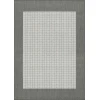 Couristan Recife Checkered Fiel Dgrey/White Area Rug 7 ft. 6 in. X 7 ft. 6 in. Round