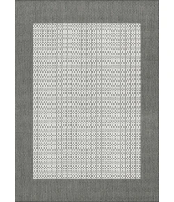Couristan Recife Grey/White 1005/3012 2 ft. 3 in. X 7 ft. 10 in. Rectangle Rug