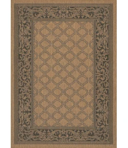 Couristan Recife Cocoa/Black 1016/2000 2 ft. 3 in. X 7 ft. 10 in. Rectangle Rug