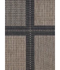 Couristan Recife Summit 2' x 4' Cocoa/Black Area Rug