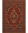 Couristan Old World Classic  Kerman Medallion 6' x 9' Burgundy  Area Rug
