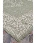 Couristan Recife Sage Leaf/Ivory 1078/4412 7 ft. 6 in. X 7 ft. 6 in. Square Rug
