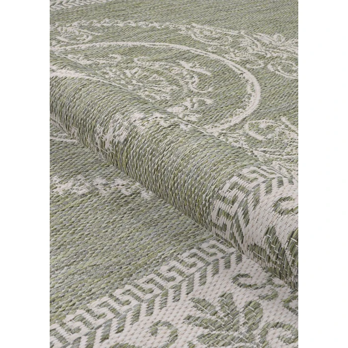 Couristan Recife Sage Leaf/Ivory 1078/4412 2 ft. 3 in. X 11 ft. 9 in. Rectangle Rug