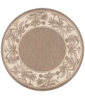 Couristan Recife Island Retreat 9' Round Beige/Natural Area Rug