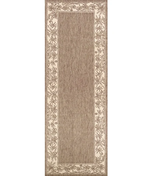 Couristan Recife Island Retreat 9' Round Beige/Natural Area Rug