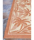 Couristan Recife Island Retreat 8' Runner Terra Cotta/Natural Area Rug