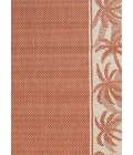 Couristan Recife Island Retreat 8' Runner Terra Cotta/Natural Area Rug