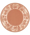 Couristan Recife Island Retreat 8' Runner Terra Cotta/Natural Area Rug