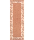 Couristan Recife Island Retreat 8' Runner Terra Cotta/Natural Area Rug