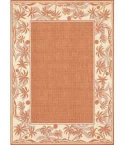Couristan Recife Island Retreat Terracotta/Natrl Area Rug 2 ft. 3 in. X 7 ft. 10 in. Rectangle