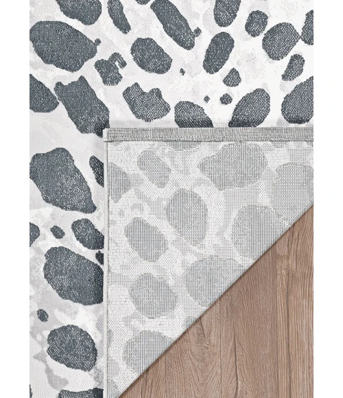 Couristan Marina Grey/Ivory 1261/0505 2 ft. X 3 ft. 11 in. Rectangle Rug