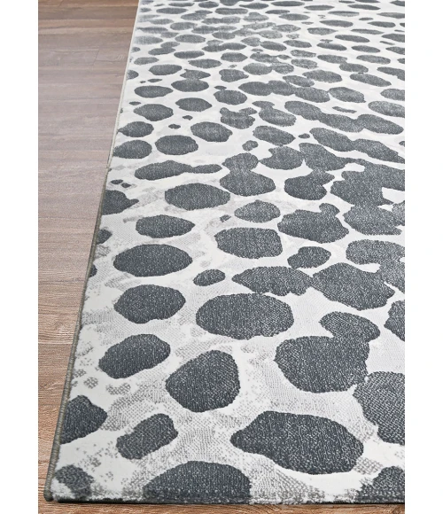 Couristan Marina Grey/Ivory 1261/0505 2 ft. X 3 ft. 11 in. Rectangle Rug