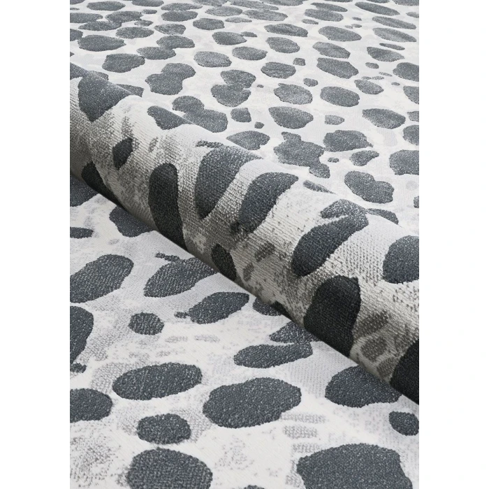 Couristan Marina Grey/Ivory 1261/0505 5 ft. 3 in. X 7 ft. 6 in. Rectangle Rug
