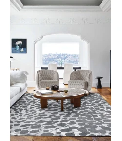 Couristan Marina Grey/Ivory 1261/0505 2 ft. 2 in. X 7 ft. 10 in. Rectangle Rug