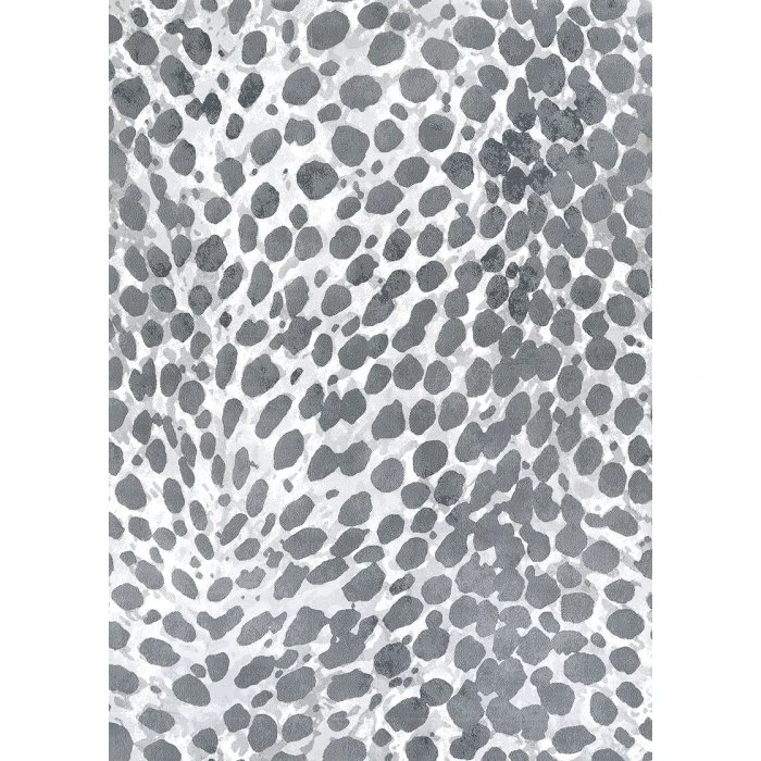 Couristan Marina Grey/Ivory 1261/0505 5 ft. 3 in. X 7 ft. 6 in. Rectangle Rug