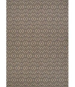 Couristan Recife Driftwood/Black 1318/2550 2 ft. 3 in. X 7 ft. 10 in. Rectangle Rug