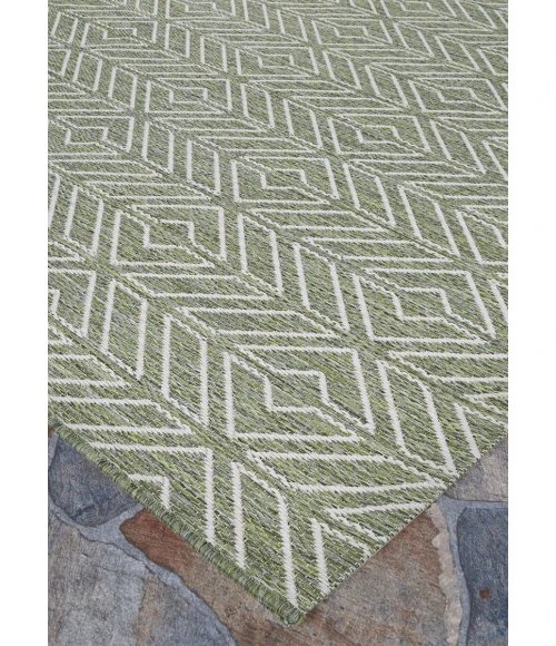 Couristan Recife Sage Leaf/Ivory 1318/4412 2 ft. 3 in. X 11 ft. 9 in. Rectangle Rug