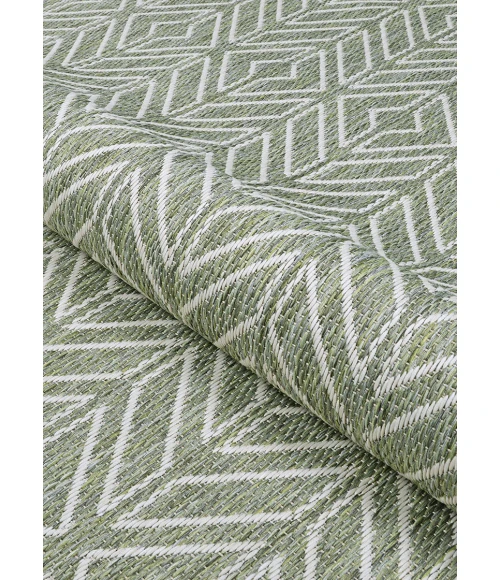 Couristan Recife Sage Leaf/Ivory 1318/4412 2 ft. 3 in. X 11 ft. 9 in. Rectangle Rug