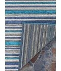 Couristan Cape Brockton 5' x 8' Cobalt/Teal Area Rug