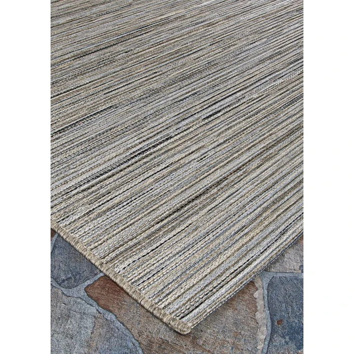 Couristan Cape Hinsdale 6' x 9' Light Brown/Silver Area Rug