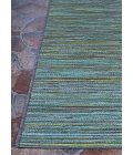 Couristan Cape Hinsdale 8' Runner Teal/Cobalt Area Rug