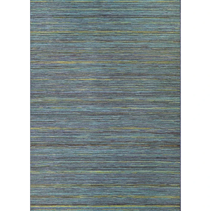 Couristan Cape Hinsdale 6' x 9' Teal/Cobalt Area Rug