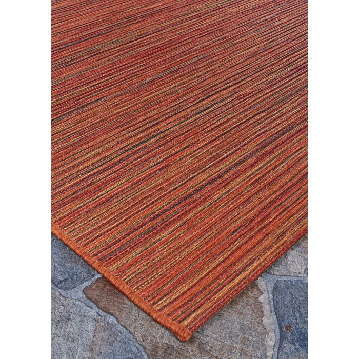 Couristan Cape Hinsdale 6' x 9' Crimson/Multi Area Rug
