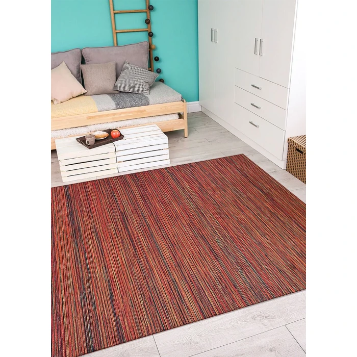 Couristan Cape Hinsdale 6' x 9' Crimson/Multi Area Rug