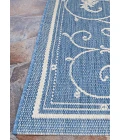 Couristan Recife Veranda Long Runner Champagne/Blue Area Rug