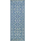 Couristan Recife Veranda Long Runner Champagne/Blue Area Rug