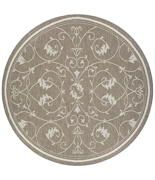 Couristan RECIFE CHAMPAGNE/TAUPE R583_2312 5ft.3in. x 7ft.6in. Rect. Rug
