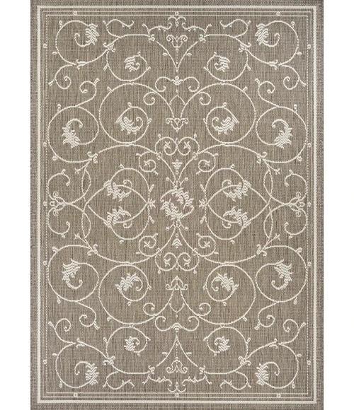 Couristan RECIFE CHAMPAGNE/TAUPE R583_2312 5ft.3in. x 7ft.6in. Rect. Rug
