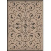 Couristan RECIFE COCOA/BLACK R583_2500 5ft.3in. x 7ft.6in. Rect. Rug