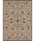 Couristan RECIFE COCOA/BLACK R583_2500 5ft.3in. x 7ft.6in. Rect. Rug