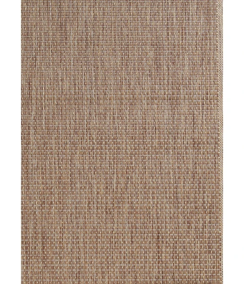 Couristan Recife Wicker Stitch 8' Runner Cocoa/Natural Area Rug
