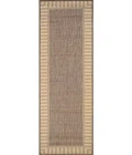 Couristan Recife Wicker Stitch 8' Runner Cocoa/Natural Area Rug