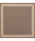 Couristan Recife Wicker Stitch 8' Runner Cocoa/Natural Area Rug